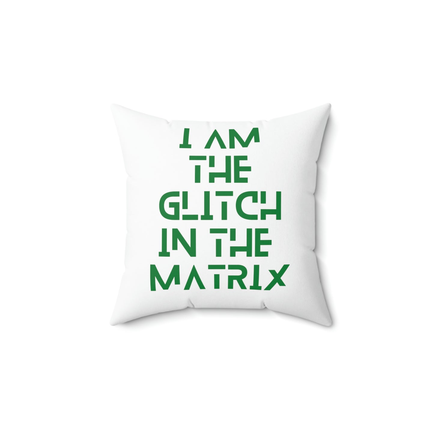 The Glitch  Square Pillow