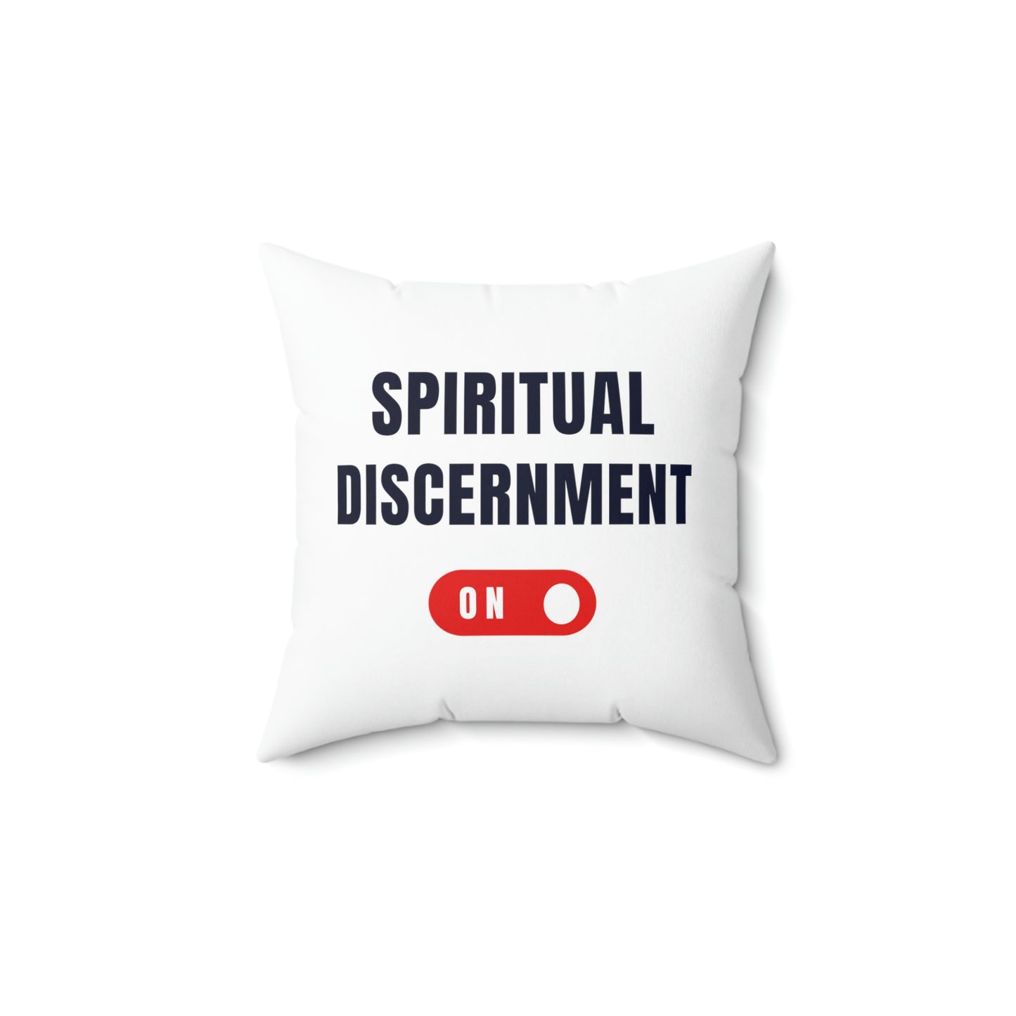 Spiritual Discernment Square Pillow