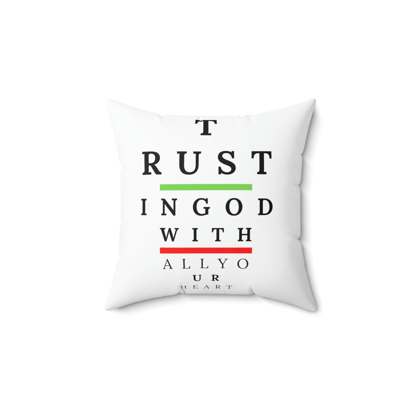 Trust In The Lord Square Pillow